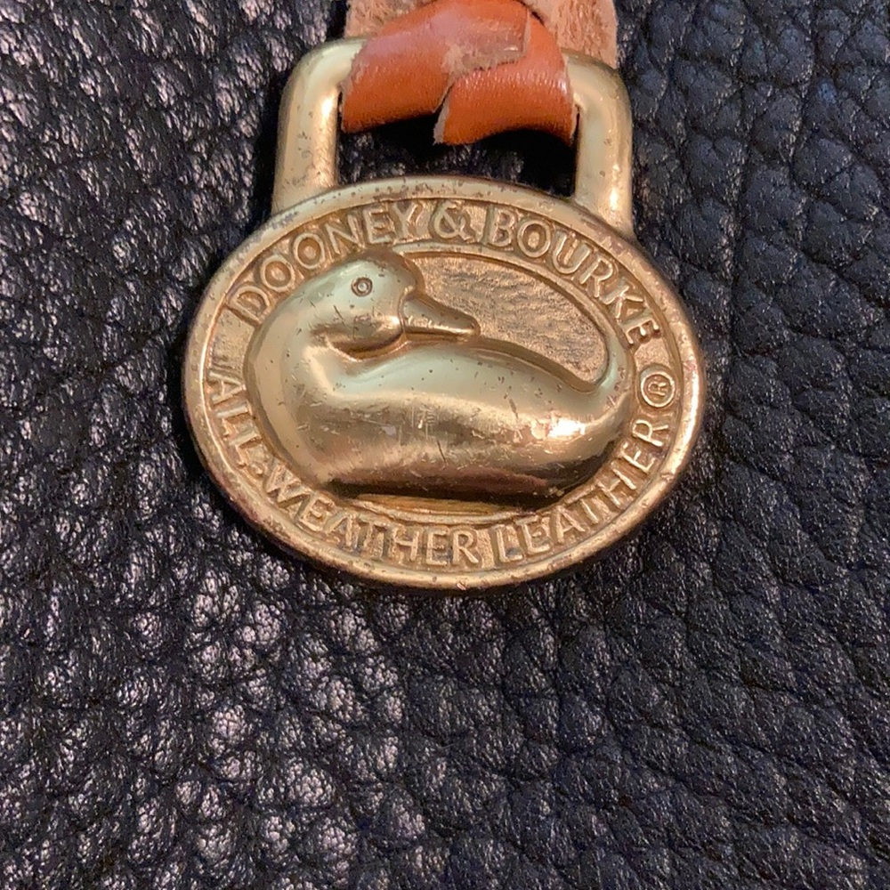 Dooney & Bourke Dark Navy Blue Leather purse - Picture 7 of 8